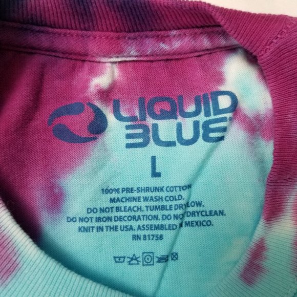 Grateful Dead Tie Dye Queen Of Spades Skully - Picture 6 of 7